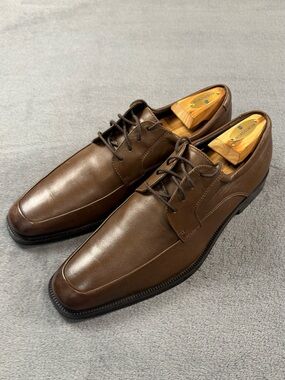 Aston Grey Harlan Brown Leather Men's Oxfords